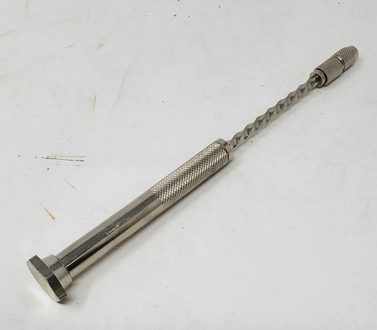 Hawk 7 ½ Inch Spiral Push Hand Drill With Extra Collet