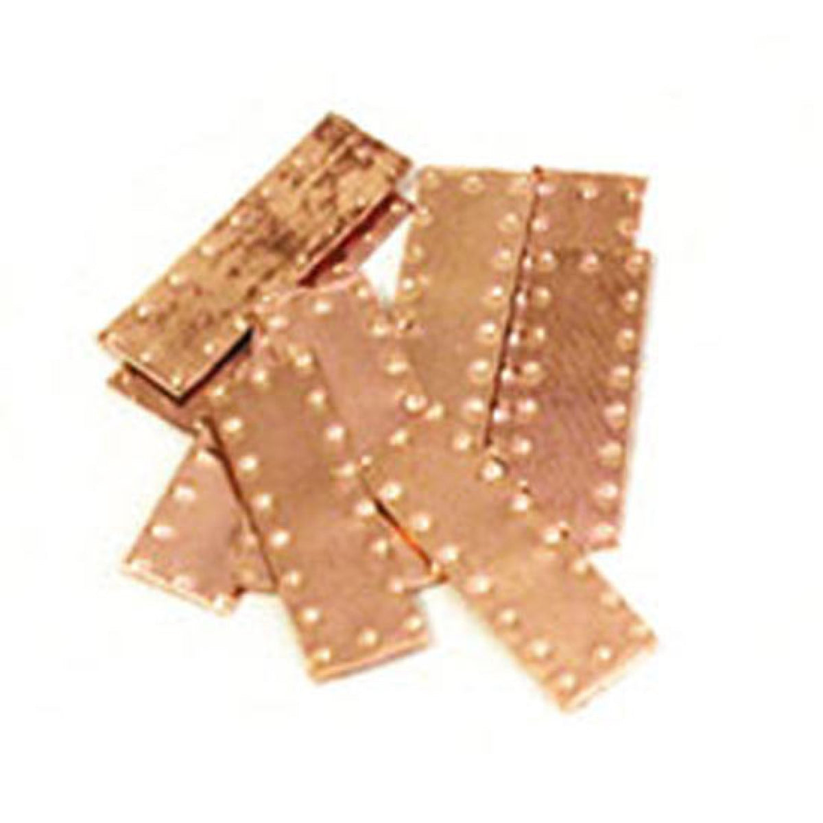 Model Expo - 7 x 18mm Dimpled Copper Plate 50 pcs
