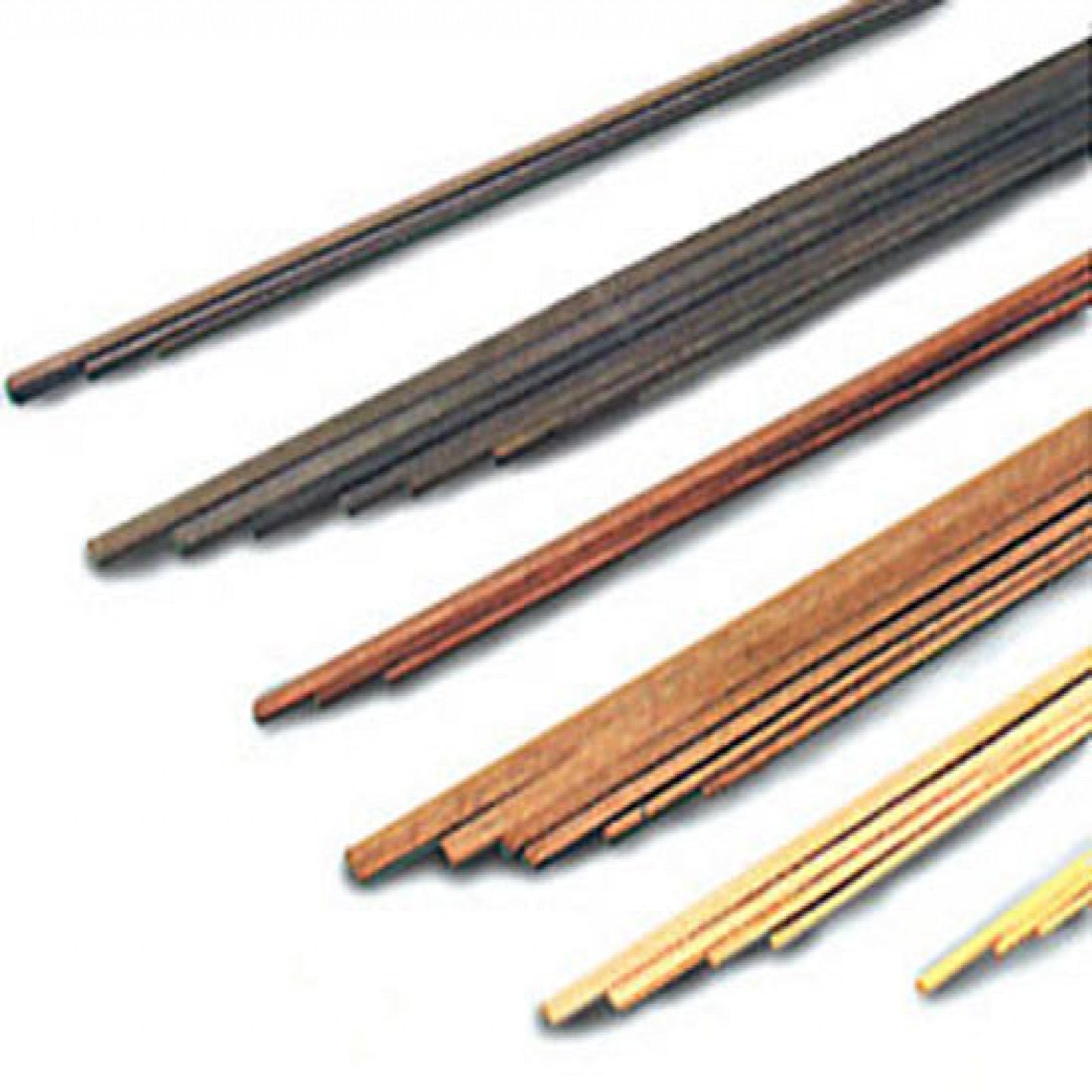 Model Expo - 1 x 5 x 500mm Mahogany Strips 6 pcs
