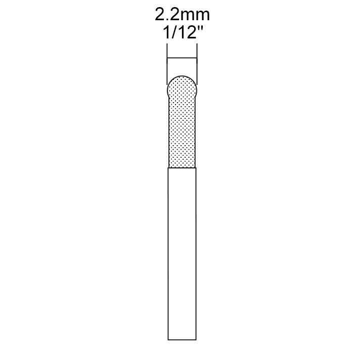 Proxxon - Diamond coated grinding bit 2.2 mm 2 pcs.
