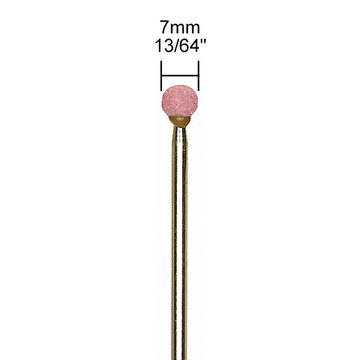 Proxxon - Aluminum-oxide mounted points round, 5 pcs.