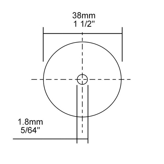 Proxxon - Reinforced cutting discs 1 1/2" (38 mm), 20 pieces