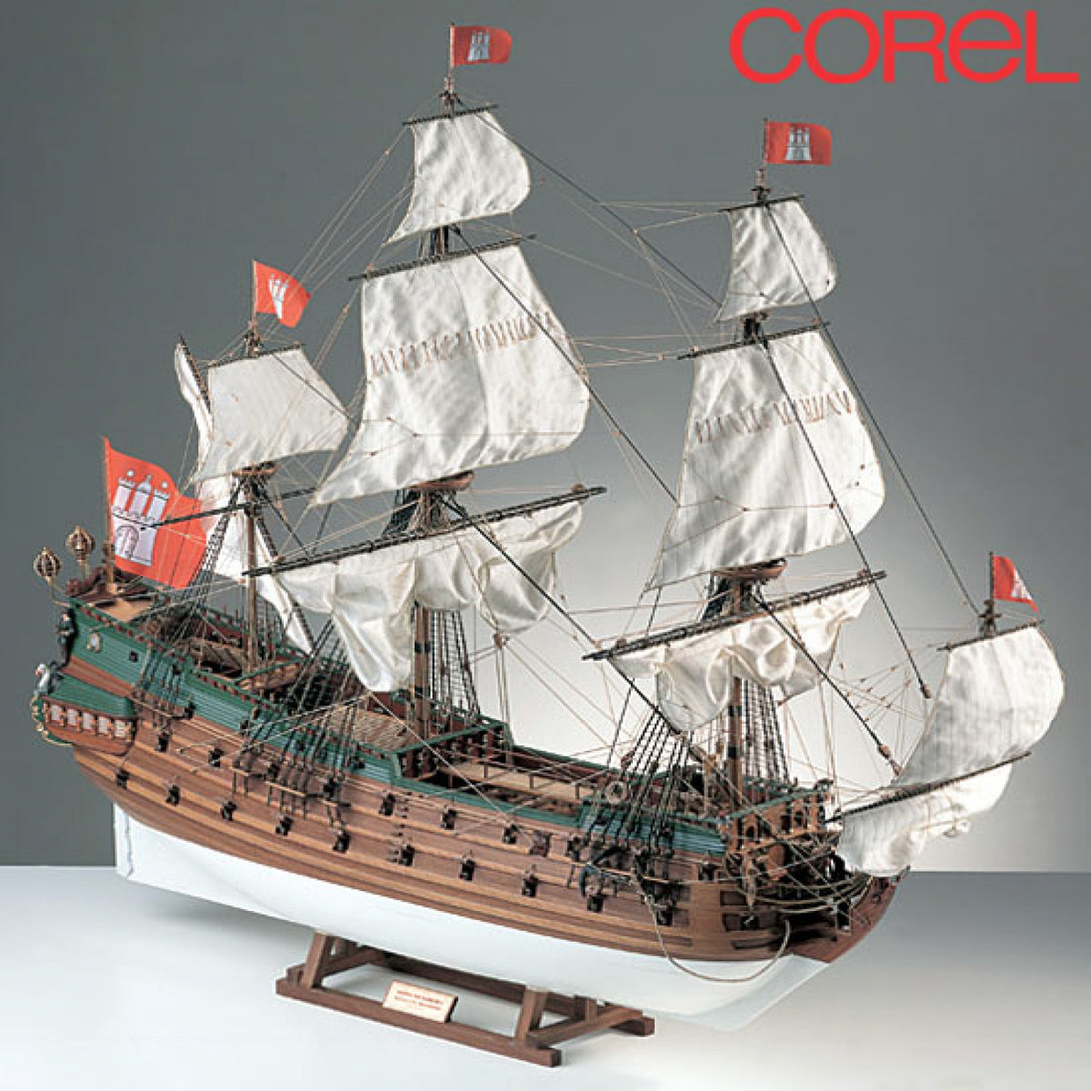 Corel - WAPPEN VON HAMBURG 17TH C. GERMAN WARSHIP