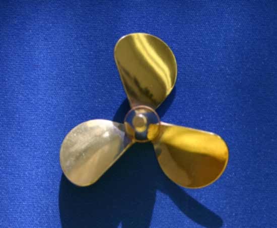 Dumas - BRASS PROP 3 BLADE RH 2'' DIAMETER