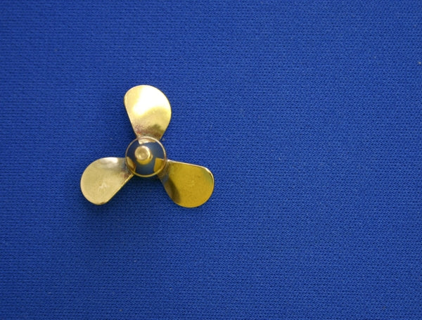 Dumas - BRASS PROP 3 BLADE RH 1'' DIAMETER
