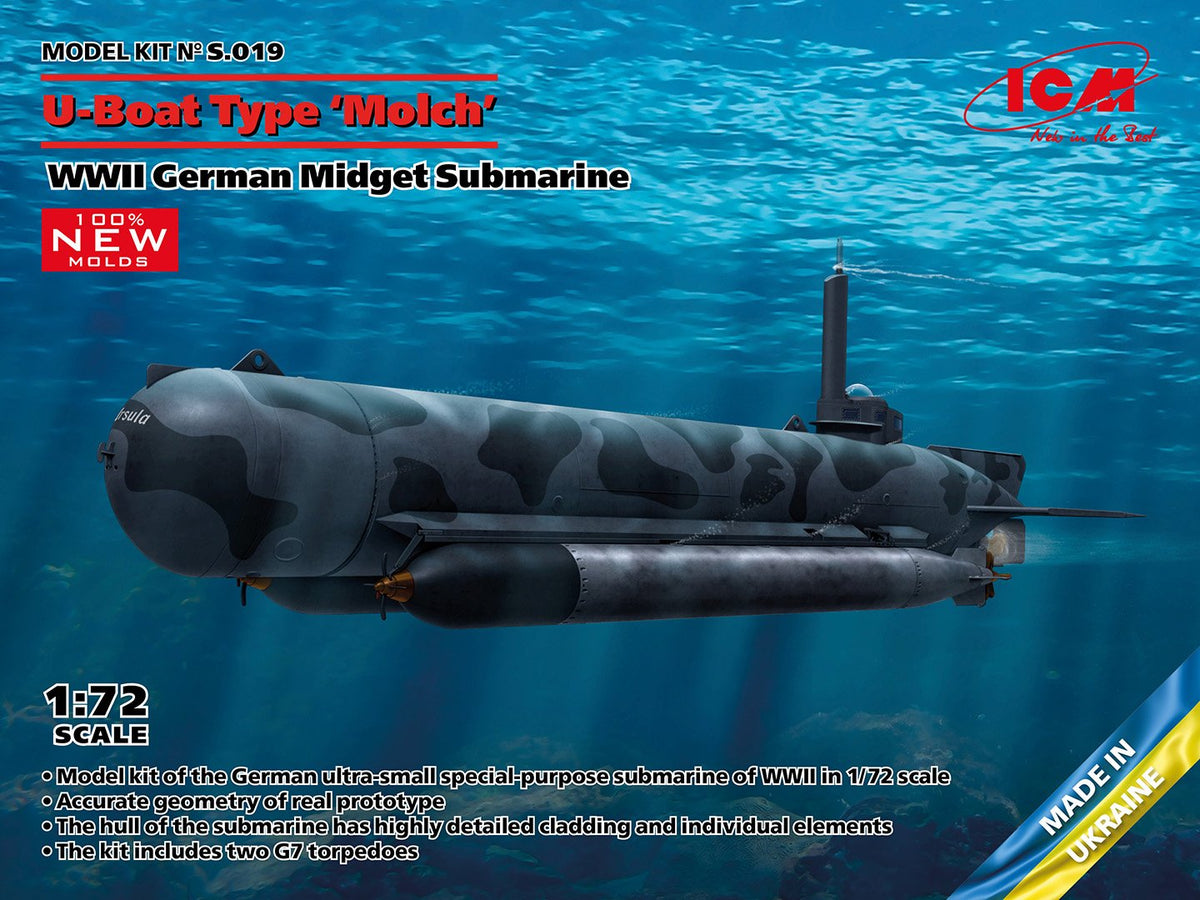 ICM - U-Boat Type Molch German Sub 1:72