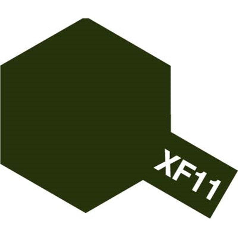 Tamiya - Flat Acrylic Paint XF-11 Jn Green 23ml - #81311