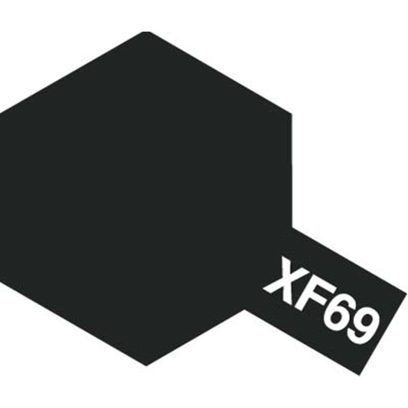 Tamiya - Flat Acrylic Paint XF-69 Nato Black 23ml - #81369