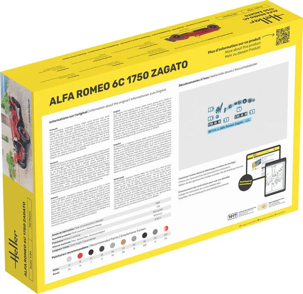 Heller - 1:24 Alfa Romeo 6C 1750 Zagato