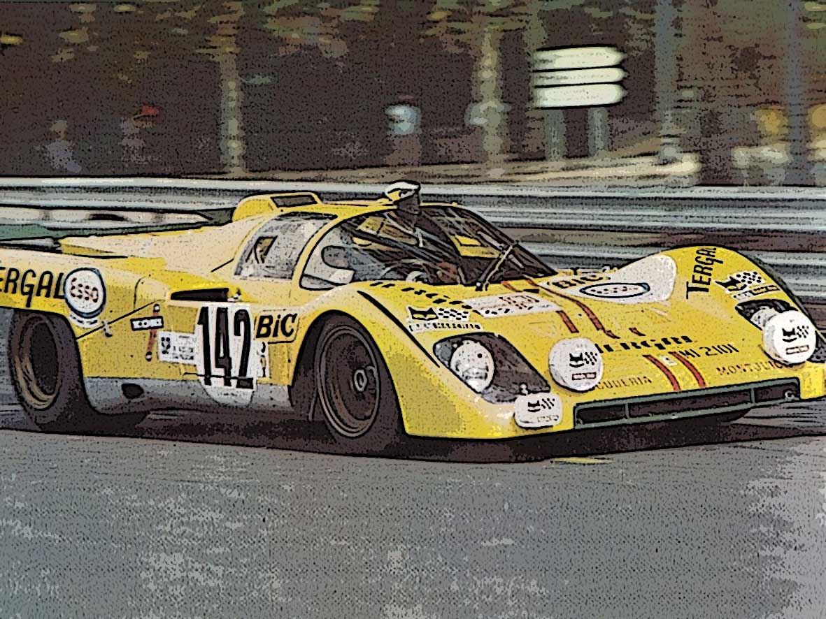 Ferrari 512 M 1971 Tour de France Auto – Juncadella - Gu – nard - Jabouille – Tameo Kit MTG010
