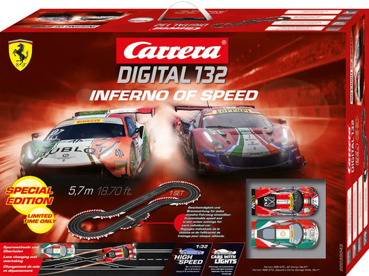 Carrera - Digital 132 Inferno of Speed Slot Car Racing Set