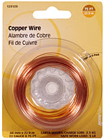 COPPER WIRE - 22 GAUGE - 75 FT. SPOOL