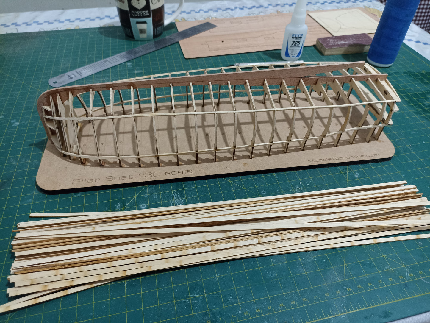 Model Shipways Ernest Hemingway's Pilar - 1:30 Scale Wooden Sportfishing Boat Model Kit