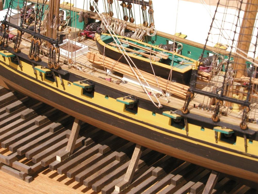 Model Shipways Prince de Neufchatel 1:64 Scale – Legendary War of 1812 American Privateer Brigantine Ship Model Kit