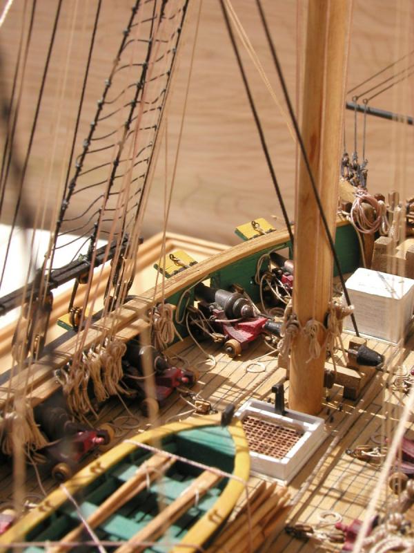 Model Shipways Prince de Neufchatel 1:64 Scale – Legendary War of 1812 American Privateer Brigantine Ship Model Kit