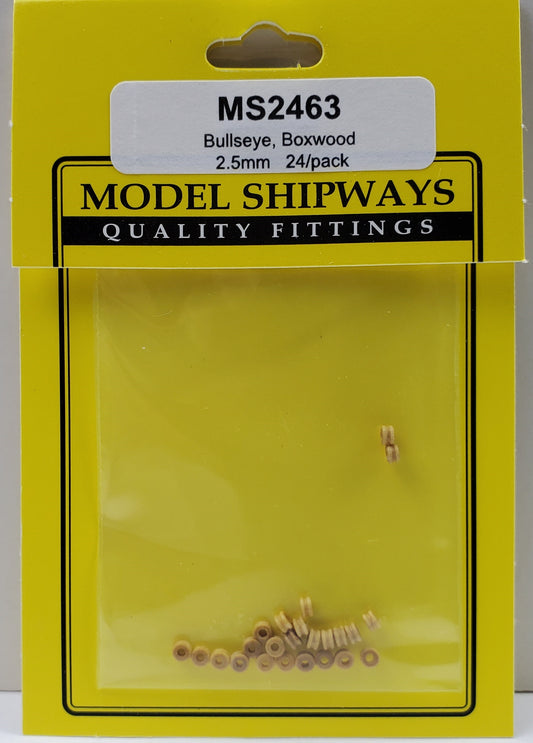 Model Expo - 2.5mm Boxwood Bullseye 24 pcs
