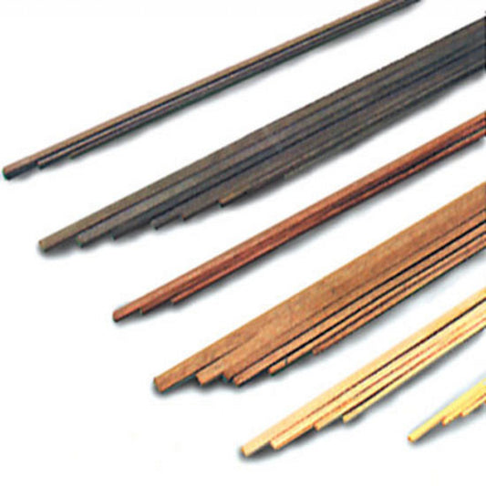 Model Expo - 1.5 x 5 x 500mm Walnut Strips 12 pcs