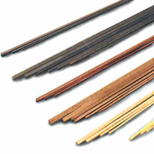 Model Expo - 1/32 x 1/32 x 24" Basswood Strips 12 pcs