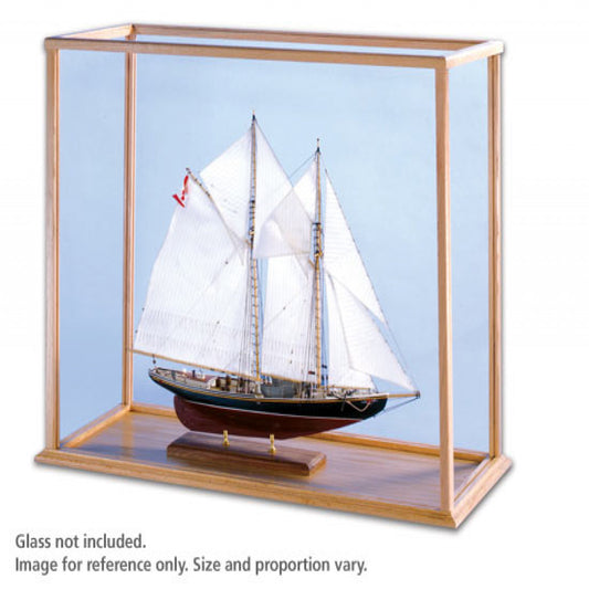 Model Expo - OAK SHIP MODEL CASE L22 X W10 X H20 KIT