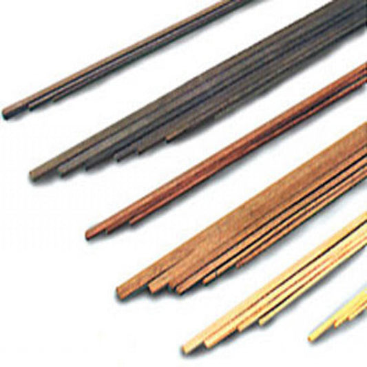 Model Expo - .6 x 4 x 500mm Walnut Strips 12 pcs