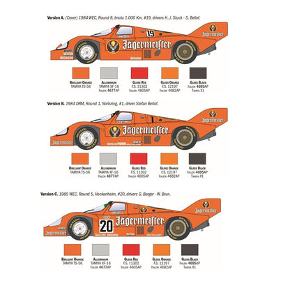 Italeri - Porsche 956 Jagermeister 1:24