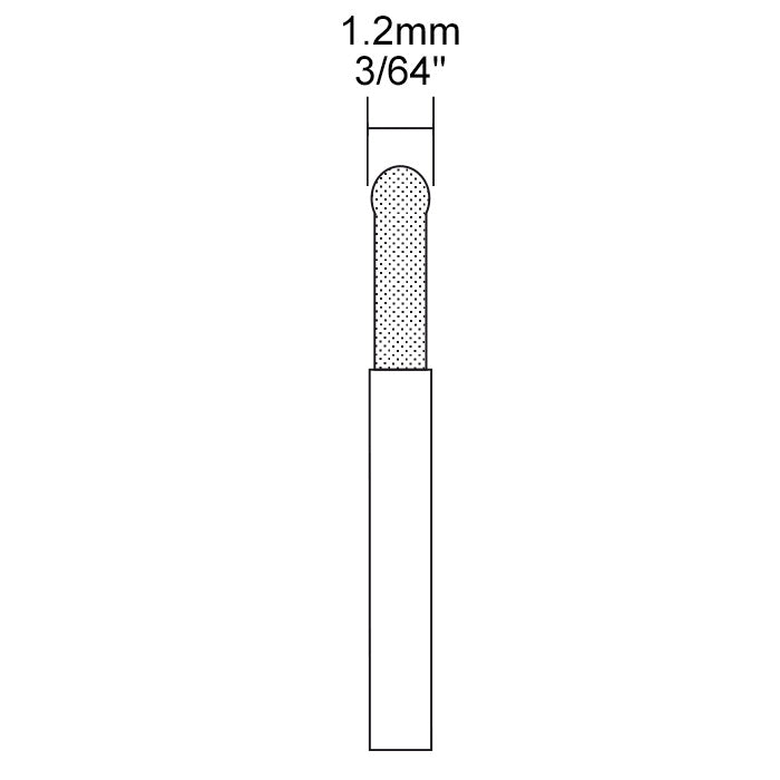 Proxxon - Diamond coated grinding bit 1.2mm 2 pcs.