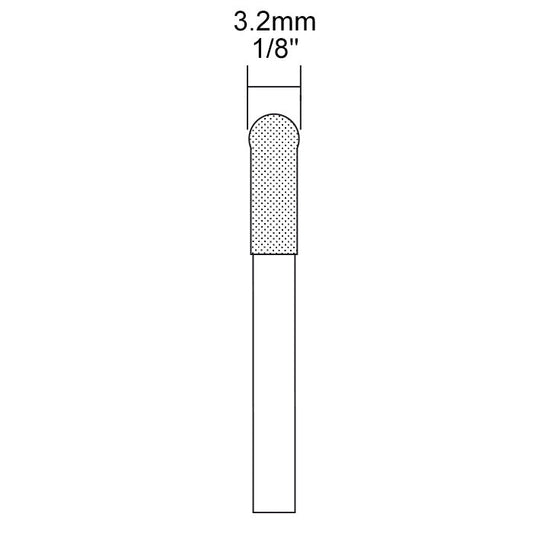 Proxxon - Diamond coated grinding bit 3.2 mm 2 pcs.