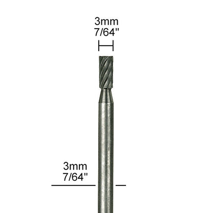 Proxxon - Tungsten vanadium cutter, cylinder, 2 pcs., 7/64"