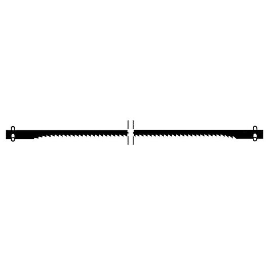 Proxxon - Pin end scroll saw blades, normal toothed (18 TPI), set of 12
