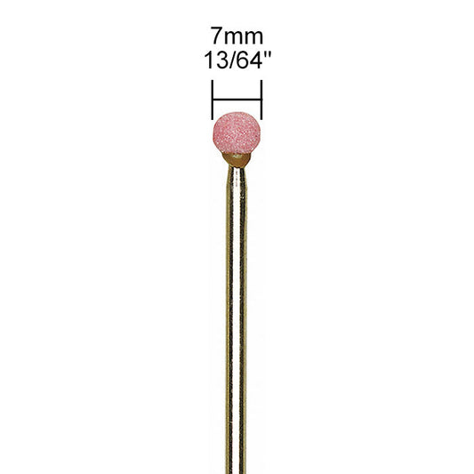 Proxxon - Aluminum-oxide mounted points round, 5 pcs.