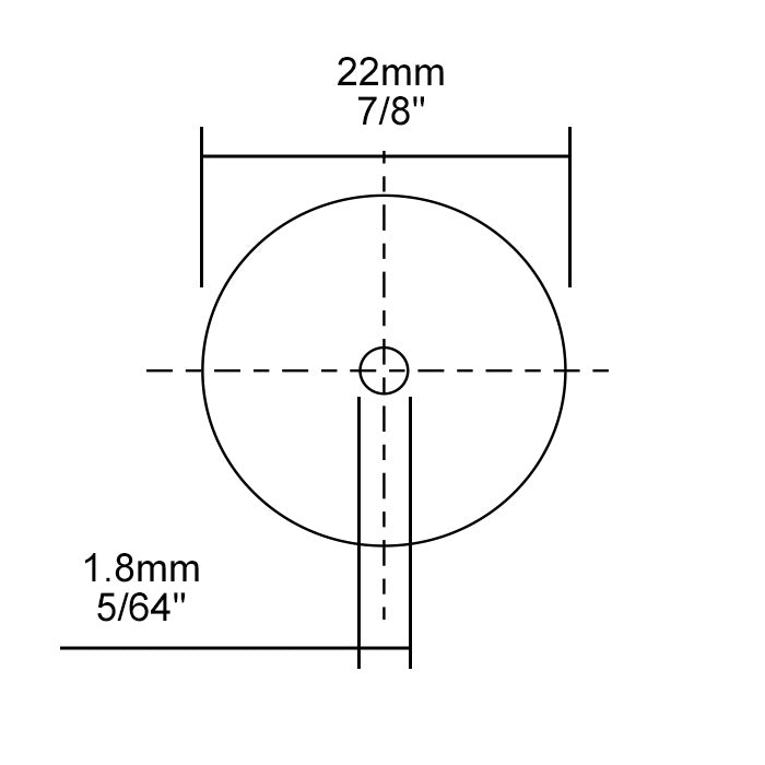 Proxxon - Fiber cut discs, 50 pcs., 7/8"