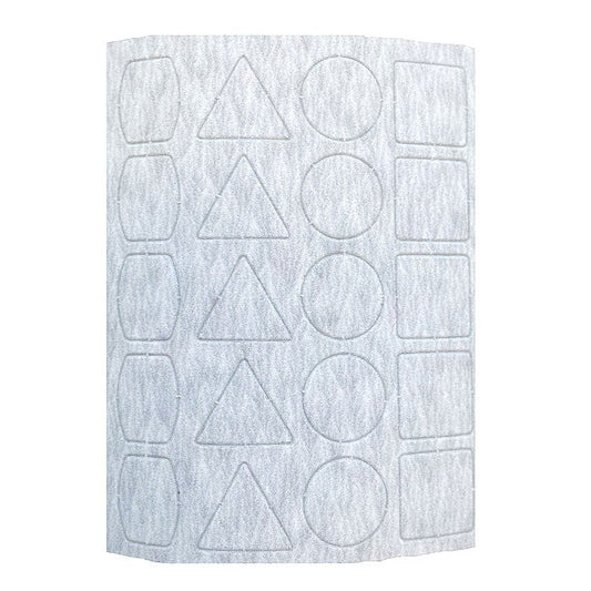 Proxxon - Sandpaper for PS 12, 3 sheets 180 grit, 20 pads