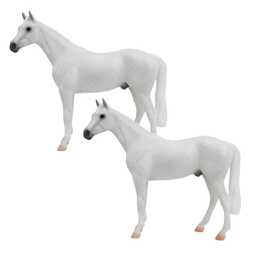 MS6028  Set of 2 Horses 1:12 Scale