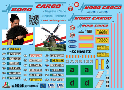 Italeri - 1:24 Reefer Trailer