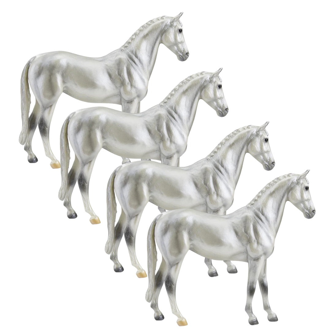 MS6029 Set of 4 Horses 1:12 Scale