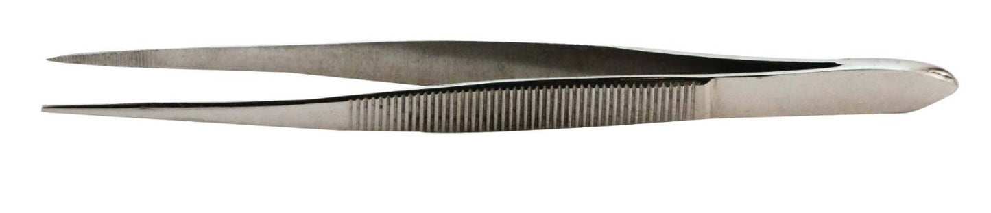 SONA 4-1/2" Stainless Steel Splinter Tweezer,Straight