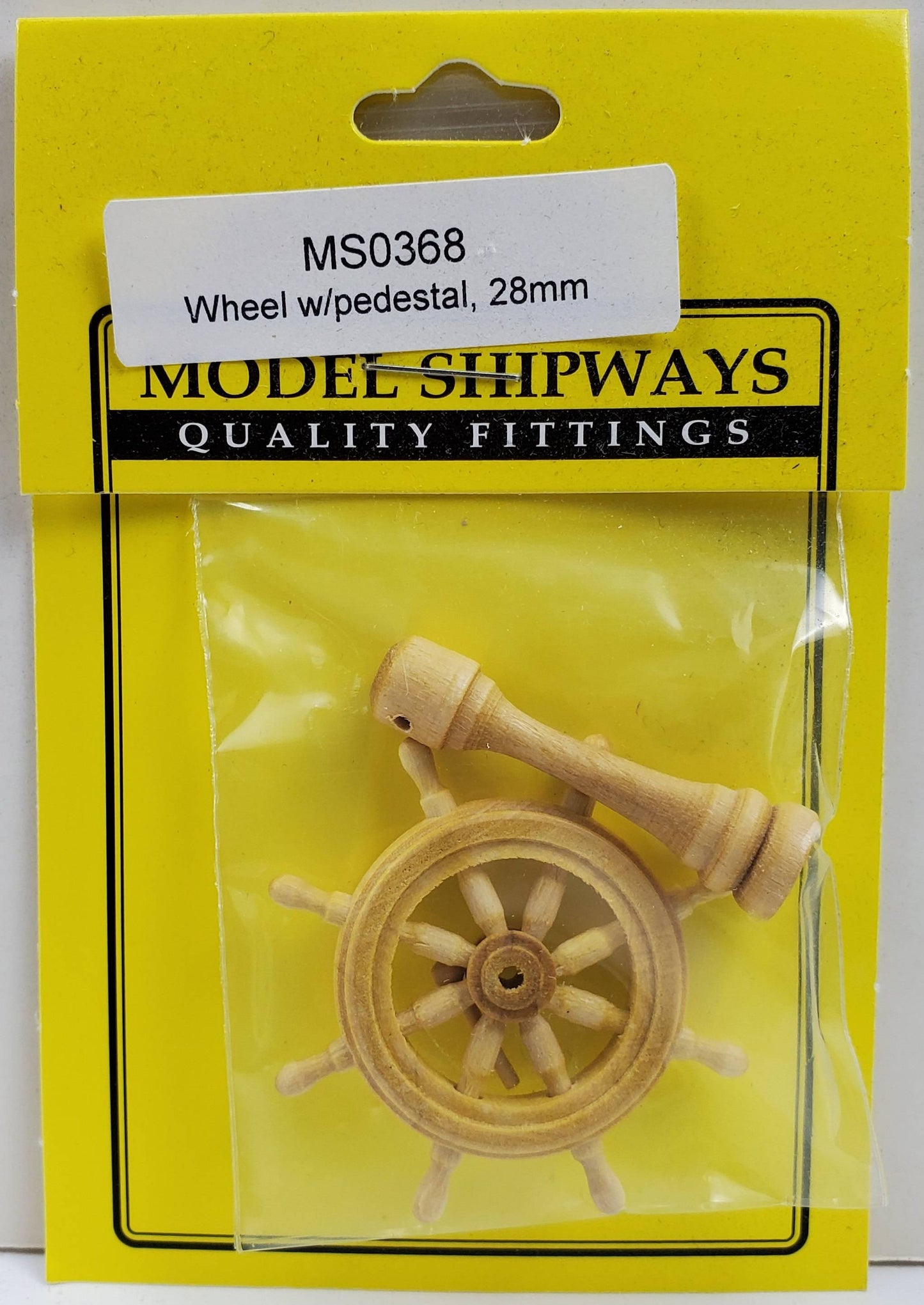Model Expo - 1-1/8" (28mm) rim dia. Boxwood Helm & Pedestal 1 set
