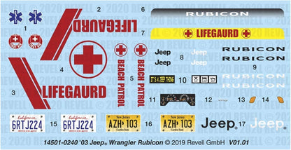 Revell - 1:25 Jeep Wrangler Rubicon