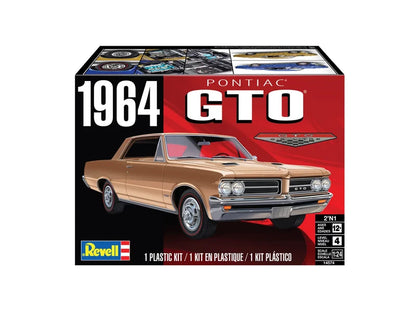 Revell 1964 Pontiac GTO 2’N1 — 1:24 Scale Model Kit