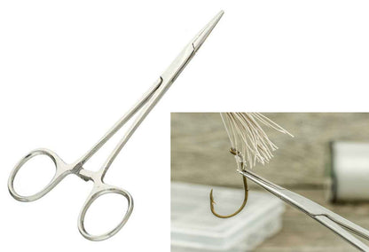 Model Expo - Tools - 5" Straight Forceps - Stainless Steel