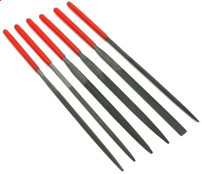 Model Expo - Tools - 6 Pc. Needle File Set - Fine Cut 3 x 140mm