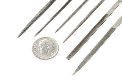 Model Expo - Tools - 6 Pc. Needle File Set - Fine Cut 2 x 100mm
