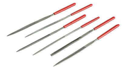 Model Expo - Tools - 6 Pc. Needle File Set - Fine Cut 2 x 100mm