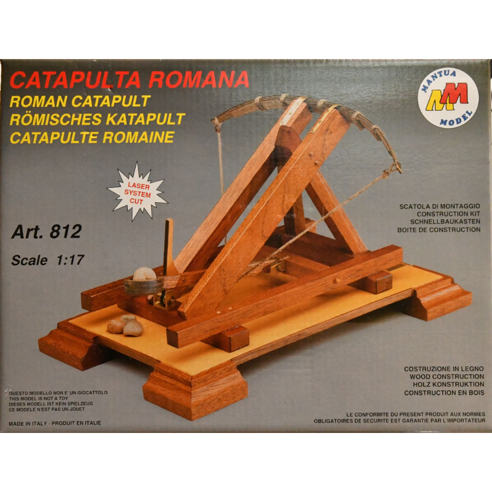 Mantua - 812 Roman Catapult - All Wood & Metal Kit 1:17 Scale Kit