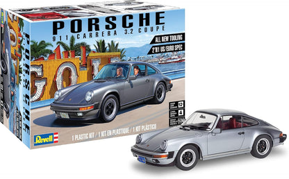 Revell Porsche 911 Carrera 3.2 Coupe — 1:24 Scale 2-in-1 Model Kit