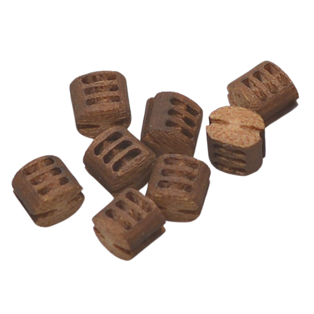 Model Shipways Beautiful Blocks 3 Sheave 7.0 mm Wood Block 20 pcs