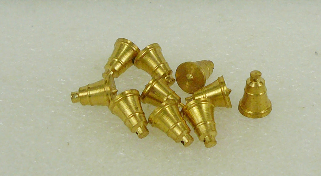Corel - C-77 Brass Bell 10 mm High x 8 mm Dia. 1/pk
