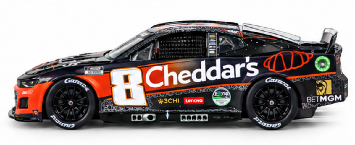 Carrera - Chevrolet Camaro ZL1 #8 Cheddar’s — NASCAR 1:32 Scale Digital Slot Car