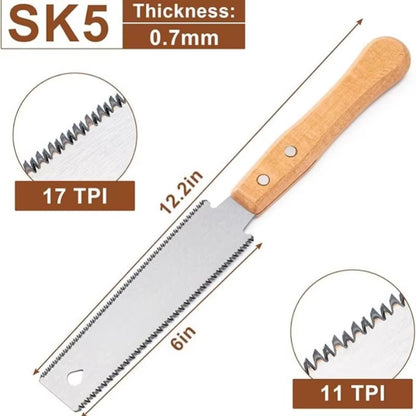Model Expo Tool - Double-Sided 6" Mini Pull Saw (11/17 TPI)