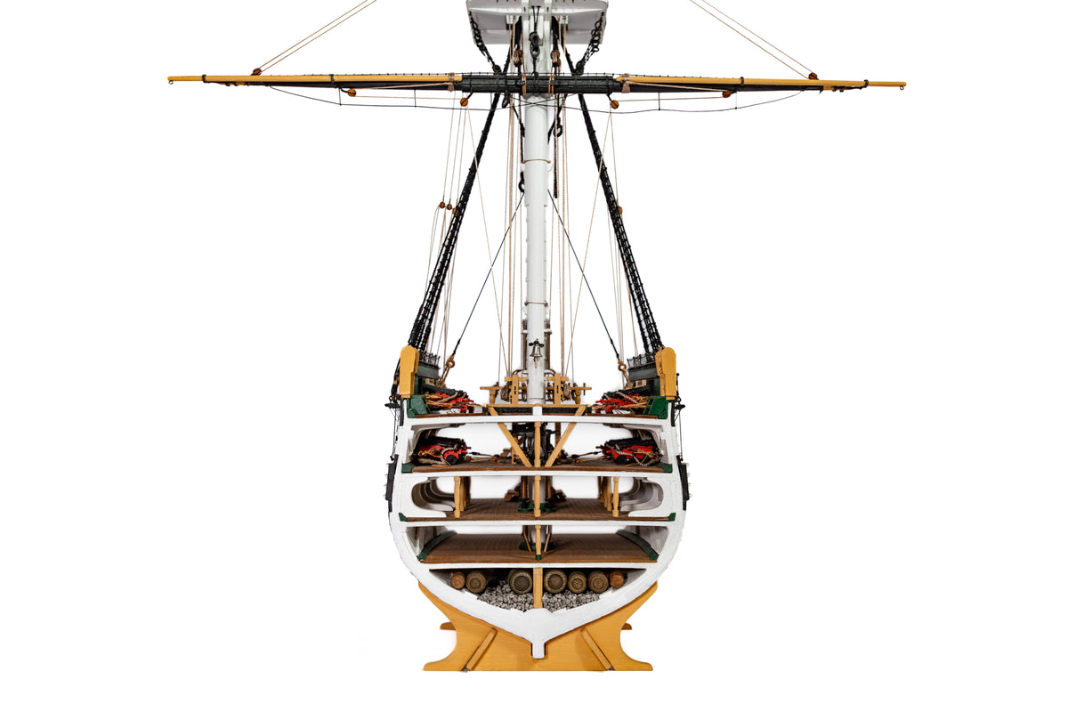 Model Shipways USS Constitution Cross-Section 1797  Scale Wooden Ship 1:76 Model Kit
